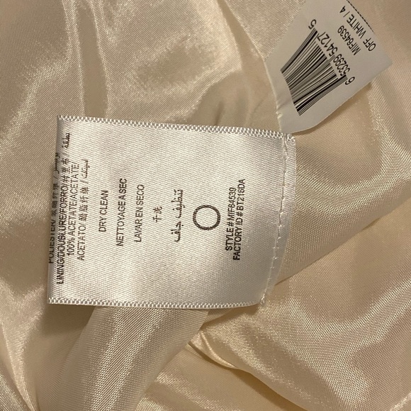 BCBG Max Strapless Appliqué Dress NWT - Picture 7 of 7